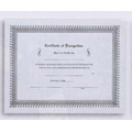 Stock "Certificate of Recognition" Natural Parchment Certificate